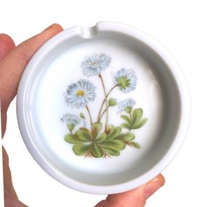 Vintage Floral Ashtray